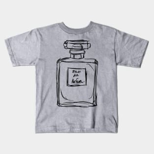 Classic Perfume Bottle Illustration Kids T-Shirt
